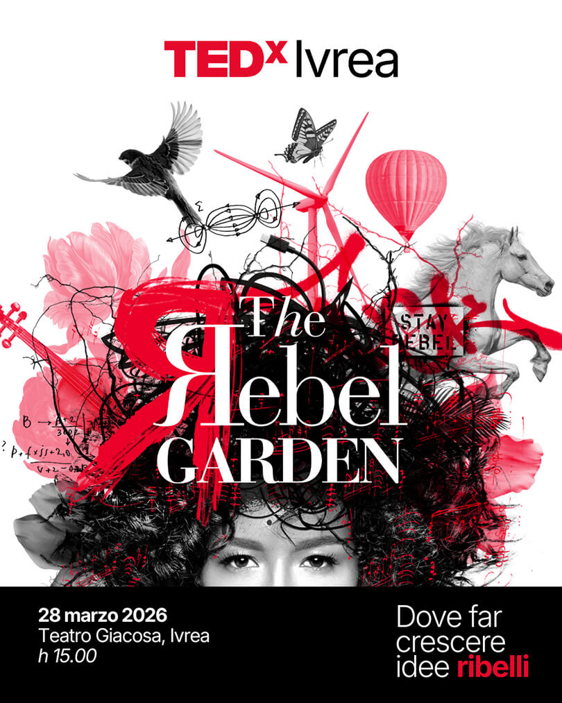 TEDxIvrea sabato 28 marzo 2026, teatro G. Giacosa di Ivrea